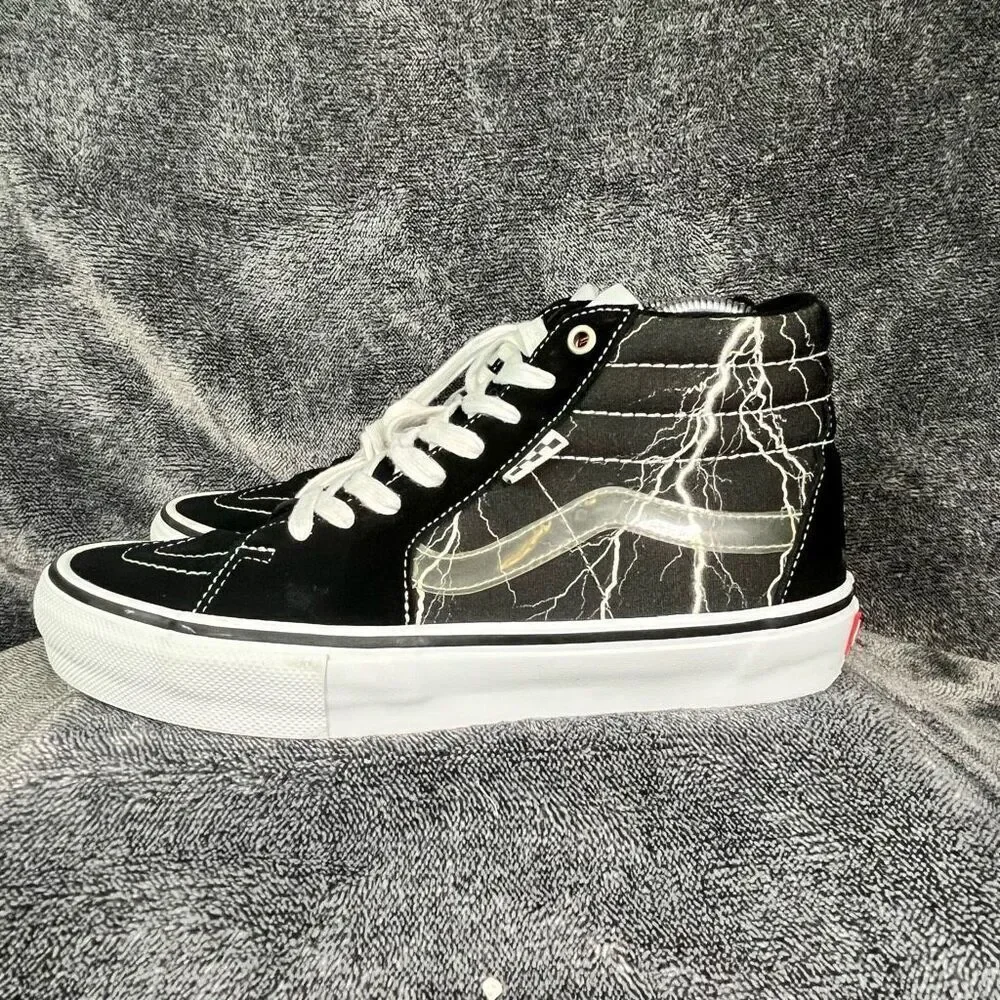 Vans x Primitive Skate Sk8-Hi Black Skate Shoes Men’s 7.5 - Picture 1 of 8